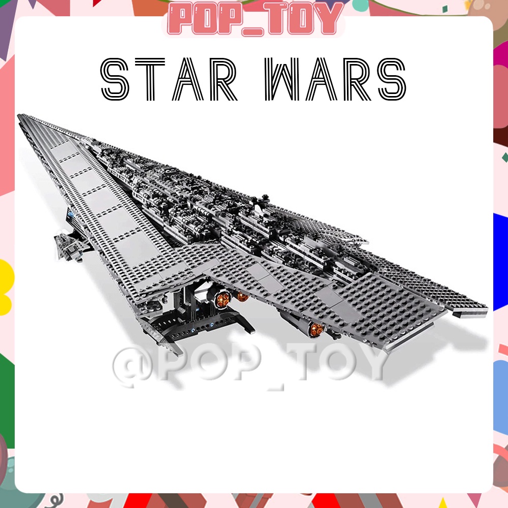 【Star Wars Series】MOC Super Star Destroyer บล็อคตัวต่อ รูปดาว 3152+/ชิ้น ของเล่นสําหรับเด็กผู้ชาย ผู้หญิง DIY