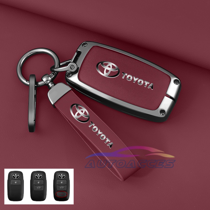 เคสรีโมตกุญแจรถยนต์ สําหรับ Toyota Yaris Ativ Raize wigo 2023 AGYA 2024 Veloz 2022 Veloz 2021 Avanza 2022