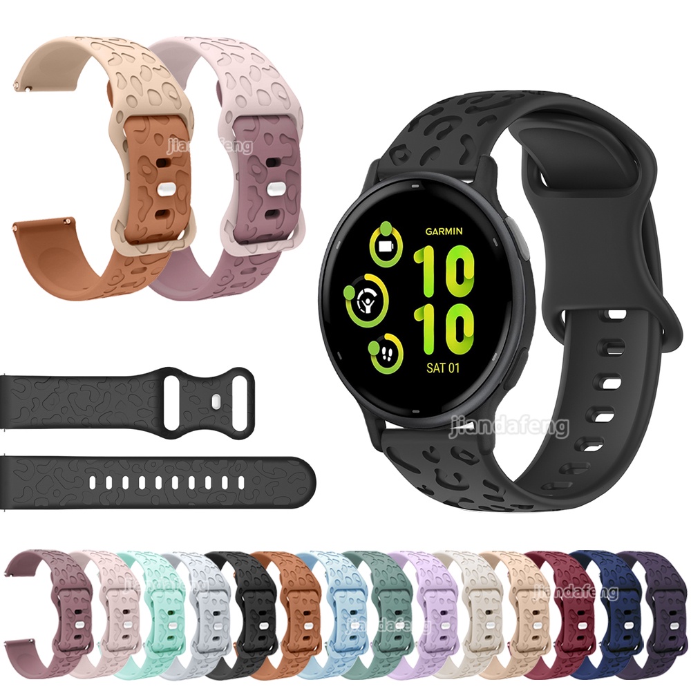สายรัดข้อมือซิลิโคน แบบนิ่ม กันน้ํา สําหรับ Garmin Vivoactive 5 4 3 Music 4s