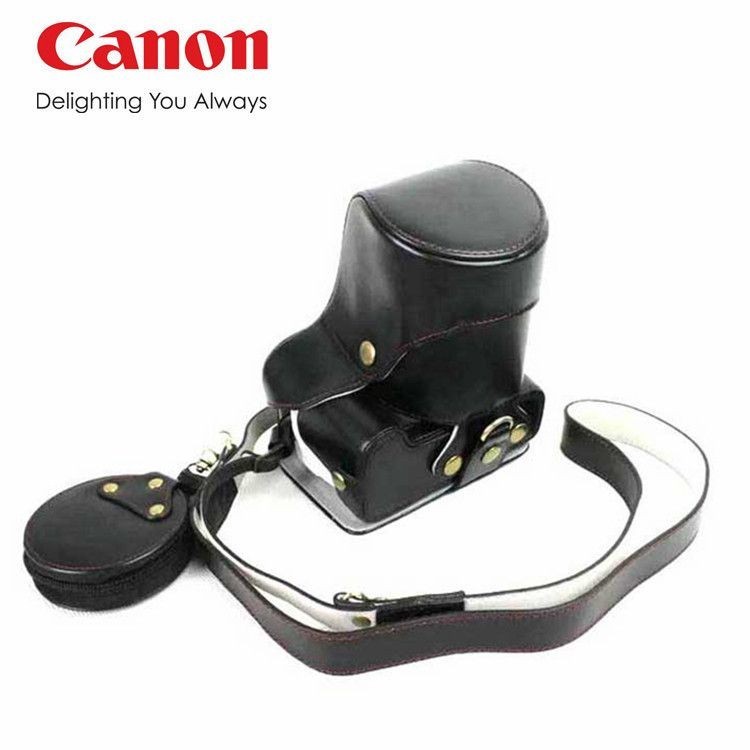 กระเป๋าหนังสะพายไหล่ ใส่กล้อง สําหรับ Canon 200DII SLR EOS 200D 250D