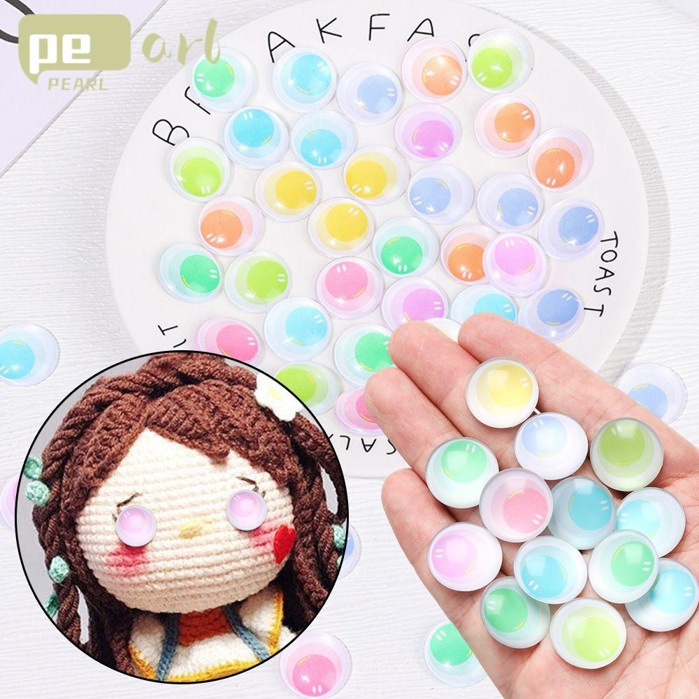 Pearlth ลูกตาตุ๊กตาแก้ว 6 10 16 20 25 มม. สําหรับตกแต่งเครื่องประดับ 50 ชิ้น
