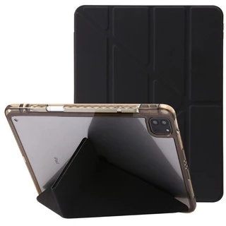เคสสำหรับไอแพด แกนY ใช้กับiPad Gen 7/8/9 10.2 Air4/5 10.9/10.5 Air1/2/3 9.7 Gen10 Pro 11 2024 หลังโปร่งใส มีช่องใส่ปากกา