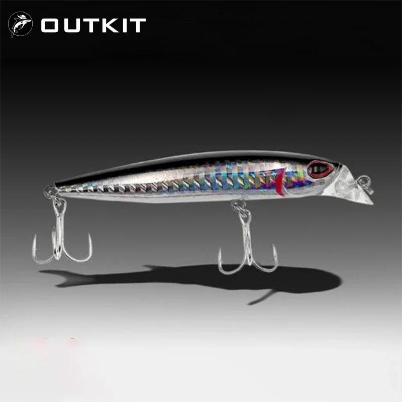 Outkit คุณภาพสูงตกปลา Wobbler 10.5g 9 ซม.เลเซอร์ลอย Minnow Pike Bass เหยื่อตกปลา Peche Isca ประดิษฐ์ Crank 3D ตา