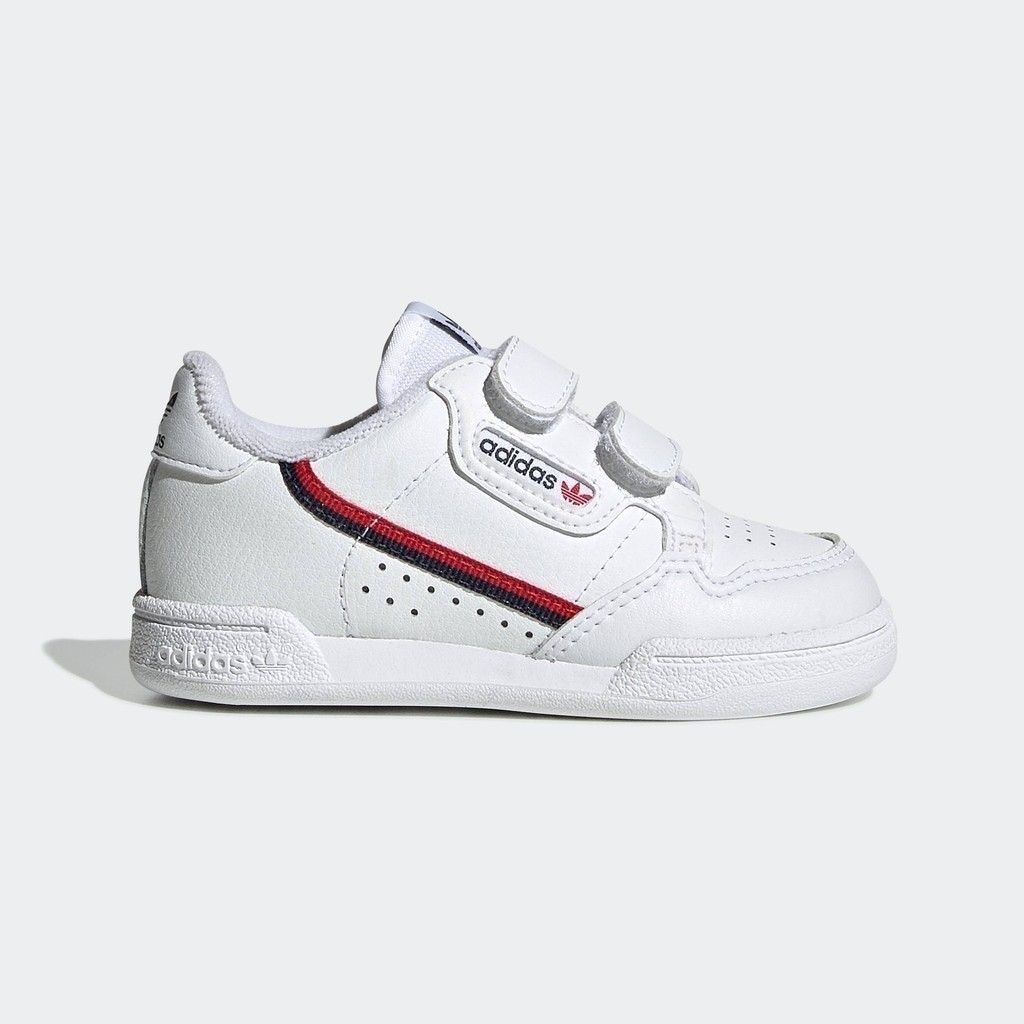 adidas ไลฟ์สไตล์ รองเท้า Continental 80 เด็ก สีขาว EH3230