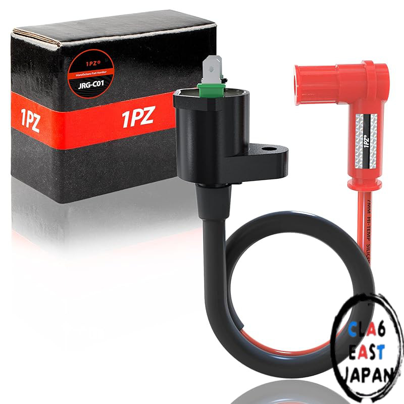 1PZ JRG-C01 12V Ignition Coil 46cm Universal Durable for Honda Monkey Gorilla Super Cub Magna 50 JAZ