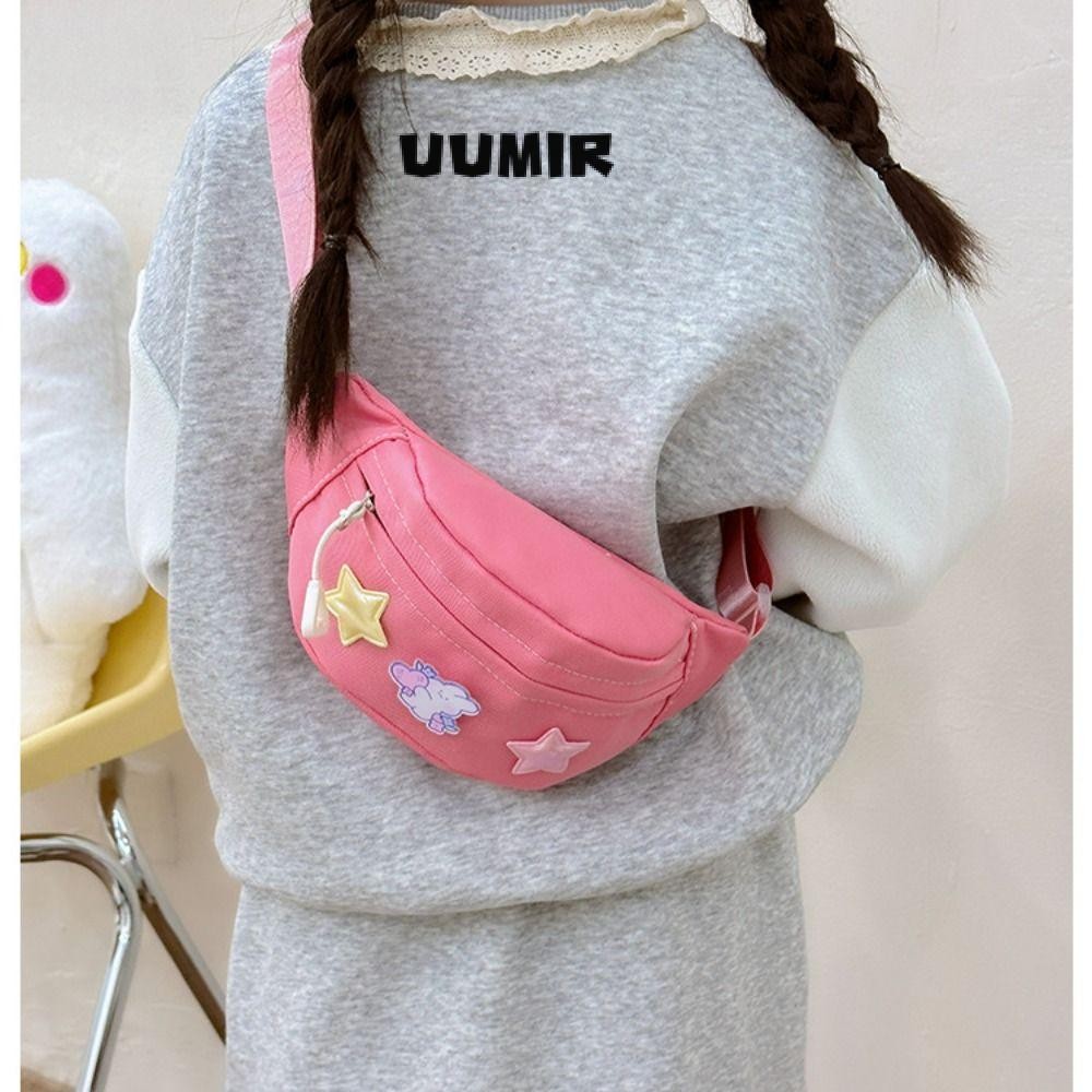 Uumir แพ็คเอว, กระเป๋าคาดเอวผ้าใบ Star, Kawaii Fanny Pack ผู้หญิงเด็กผู้หญิง