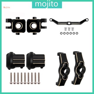 Mojito อะไหล่อัพเกรด ทองเหลือง สําหรับ 1 18 TRX4M Crawler Car Brass Axle Housing Covers for TRX4M Stock Shock Mounts