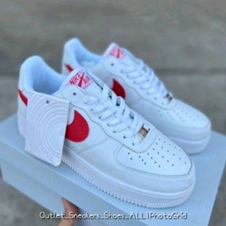 Rotenna Nike Air Force 1 รองเท้าผ้าใบลําลอง ข้อสั้น