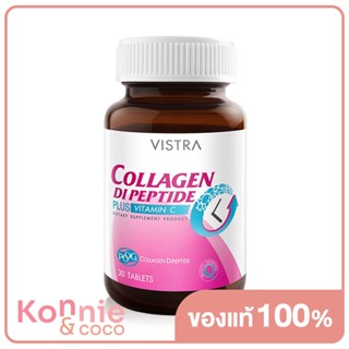 Vistra Collagen Dipeptide 1000mg Plus Vitamin C 30 Tablets.