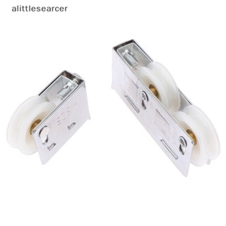 Alittlesearcer รอกล้อเลื่อนหน้าต่าง อะลูมิเนียมอัลลอย 828 แบบ พร้อมสกรู สําหรับประตูบานเลื่อน 1 ชุด