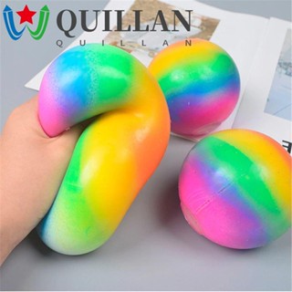 Quillan ลูกบอลบีบ TPR บรรเทาความเครียด เปลี่ยนสีได้ สําหรับผู้ใหญ่