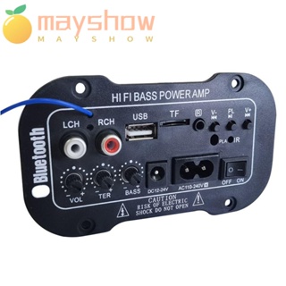 Mayshow ชุดบอร์ดขยายเสียงสเตอริโอดิจิทัล บลูทูธ เบส HiFi พลังงานสูง 5 นิ้ว