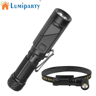 Lumiparty ไฟฉาย XPG โฟกัสคงที่ ไฟฉาย มัลติฟังก์ชั่น แข็งแรง ไฟหน้าสะท้อนแสง สําหรับตั้งแคมป์กลางแจ้ง