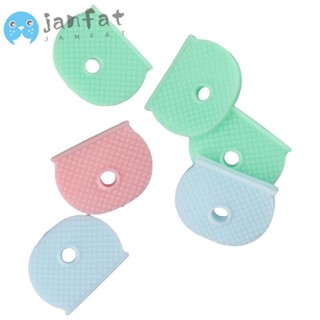 Janfat ปลอกกุญแจซิลิโคน 48 ชิ้น 4 สี สําหรับบ้าน