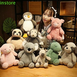 Instore หมอนตุ๊กตานุ่ม รูปการ์ตูนเพนกวิน หมีโคอาล่า กระต่ายน่ารัก ของเล่นสําหรับเด็ก