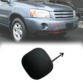 [ISHOWMAL-TH]1x For Toyota For Highlander 04-07 Front Bumper Tow Hook Eye Cover Cap Black-New In 9-