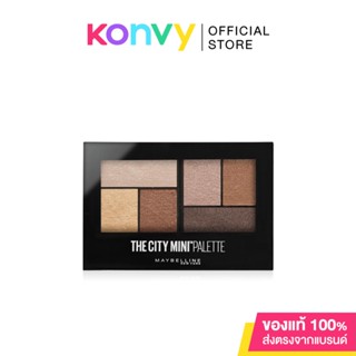 Maybelline New York The City Mini Eyeshadow Palette 6.1g พาเลทอายแชโดว์.