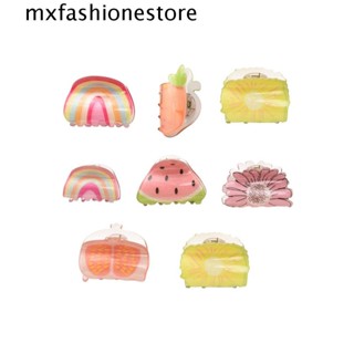 Mxfashione กิ๊บติดผมอะคริลิค รูปผลไม้ แตงโม แครอท หวานแหวว แฟชั่นสไตล์เกาหลี