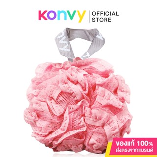 Konvy Super Soft Lace Bath Ball #Pink คอนวี่ ใยขัดผิวกายสำหรับอาบน้ำ สีชมพู.