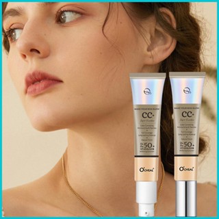 Cc ครีมคอนซีลเลอร์ ปกปิดเต็มรูปแบบ รองพื้น 3 in 1 SPF 50 ครีมกันแดด คอนซีลเลอร์รองพื้น น้ําหนักเบา polnth