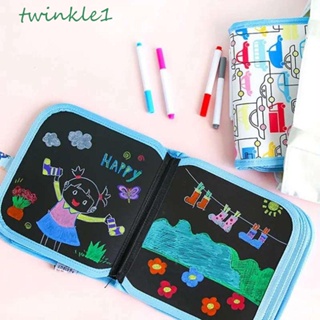 Twinkle1 ชุดของเล่นวาดภาพระบายสี ผ้าออกซ์ฟอร์ด กันน้ํา เพื่อการเรียนรู้ สําหรับเด็ก พ่อแม่ และลูก