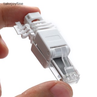 Tfth อุปกรณ์ปลั๊กเชื่อมต่อสายอีเธอร์เน็ต CAT6 RJ45