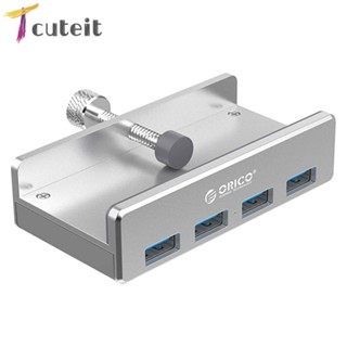 Tcuteit ORICO MH4PU 4 พอร์ต USB 3.0 ฮับอะแดปเตอร์แยกหน้าจอ ความเร็วสูง