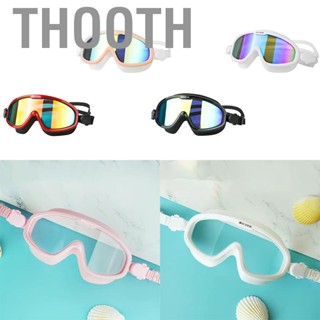 Thooth Swimming  Antifog Leakproof Large Frame Clear Fashionable Swim for Men Women