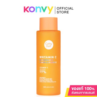 Cathy Doll Whitamin C Brightening Toner Essence 300ml เคที่ ดอลล์ โทนเนอร์และเอสเซนส์ในหนึ่งเดียว สูตรวิตามินซี.