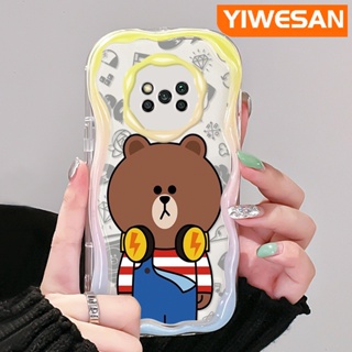 เคสมือถือ แบบนิ่ม แบบใส ลายการ์ตูนหมี กันกระแทก สําหรับ Xiaomi Poco X3 NFC Poco X3 Pro Poco X3 GT Poco X4 NFC X4 GT M3 F4