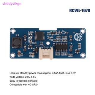 Vhdd RCWL-1670 โมดูลรับส่งสัญญาณอัลตราโซนิก 1.5uA 3.3V กันน้ํา สําหรับวัดระดับน้ํา