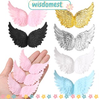 Wisdomest พร็อพปีกนางฟ้าพลาสติก สําหรับตกแต่งเค้กวันเกิด 12 ชิ้น