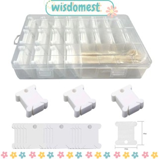 Wisdomest กล่องเก็บเครื่องสําอาง แฮนด์เมด 36 ช่อง ปรับได้ DIY