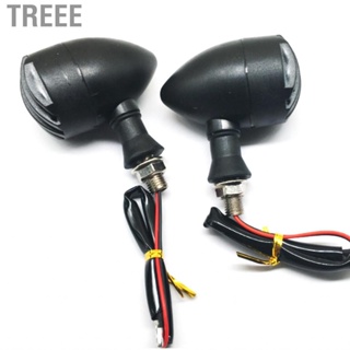 Treee Universal Motorcycle Turn Signal Light Fence Blinkers Stable Source Retro Bright Signals Lamp