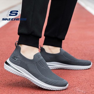 Skechers_ รองเท้าวิ่งลําลอง ข้อสั้น ผ้าตาข่าย ระบายอากาศ น้ําหนักเบาพิเศษ แฟชั่นสําหรับผู้ชาย และผู้หญิง