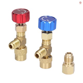 R22 R410 Air Conditioner Safety Valve Connector Adapter for Refrigerant Hose Thread