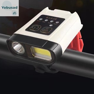 [Yobusad.th] Cob LED คลิปไฟหน้า ขนาดเล็ก สําหรับตั้งแคมป์ ขี่จักรยานกลางคืน วิ่ง