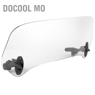 Docool Mo Universal รถจักรยานยนต์ดัดแปลงกระจกหน้ารถสปอยเลอร์ Air Deflector