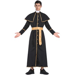 [0630]M-XL Priest Ancient Greek Roman Masquerade Missionary Robe Performance Wear performance wear costumes stage wear Animation  role-playing Halloween  costume ball  game wearCom