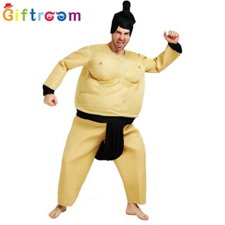 [0714]SHZW-COS-M Halloween Costume Thickened Hercules Clothes Performance Non-Inflatable Japanese Sumo Suit Big Fat Sumo Hand Dress up Cosplay Animation  Gift  Comic  J65Q