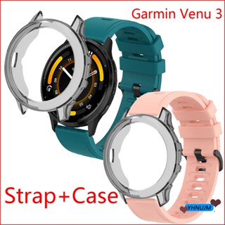 สายนาฬิกาข้อมือซิลิโคน สําหรับ Garmin Venu 3 Garmin Venu3