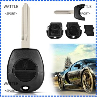 Wattle ปลอกกุญแจรถยนต์ 2 ปุ่ม ทนทาน NSN14 Blade ABS สําหรับ NISSAN Pulsar Patrol Primera Xtrail Terrano Almera Micro