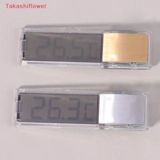 (Takashiflower) เครื่องวัดอุณหภูมิปลาดิจิทัล LCD อุปกรณ์เสริม สําหรับตู้ปลา