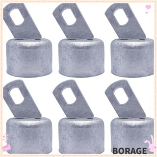 Borag ปลายรางเชื่อมต่อโซ่ ทรงกลม เส้นผ่านศูนย์กลางภายนอก 42 มม. 1-5/8 นิ้ว 6 ชิ้น