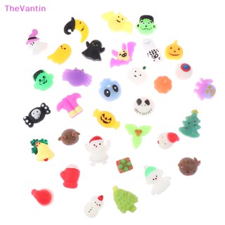 Thevantin ของเล่นบีบสกุชชี่ รูปต้นคริสต์มาส สโนว์แมน ค้างคาว ผี คลายเครียด 2 ชิ้น