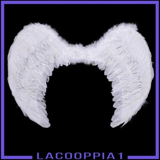 [Lacooppia1] เครื่องแต่งกาย ปีกนางฟ้า พร้อมสายรัด ปรับได้ สําหรับคอสเพลย์ Mardi Gras งานแต่งงาน คริสต์มาส