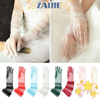 Zaijie24 ถุงมือแฟชั่น สําหรับเจ้าสาว 1 คู่