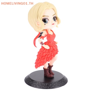 Onehome ตุ๊กตาฟิกเกอร์ PVC รูปการ์ตูนอนิเมะ DC Kawaii Quinn น่ารัก สําหรับตกแต่งโต๊ะ