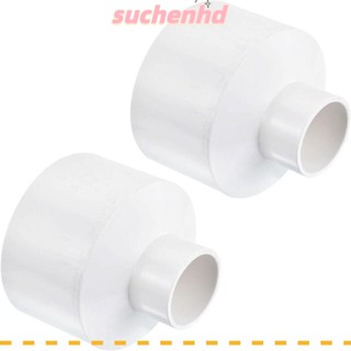 Suchenhd อะแดปเตอร์เชื่อมต่อเครื่องกรองน้ํา PVC ความแข็งแรงสูง ขนาด 90*40 มม. สําหรับห้องน้ํา 2 ชิ้น