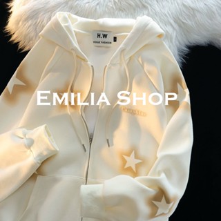 EMILIA SHOP  เสื้อกันหนาว เสื้อแขนยาว เสื้อฮู้ด Popular สบาย unique ทันสมัย High quality Stylish สวยงาม WWY23903SI 36Z230909